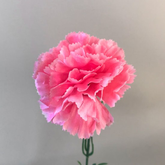 Silk Carnations Candy Pink 45cm Artificial Flowers